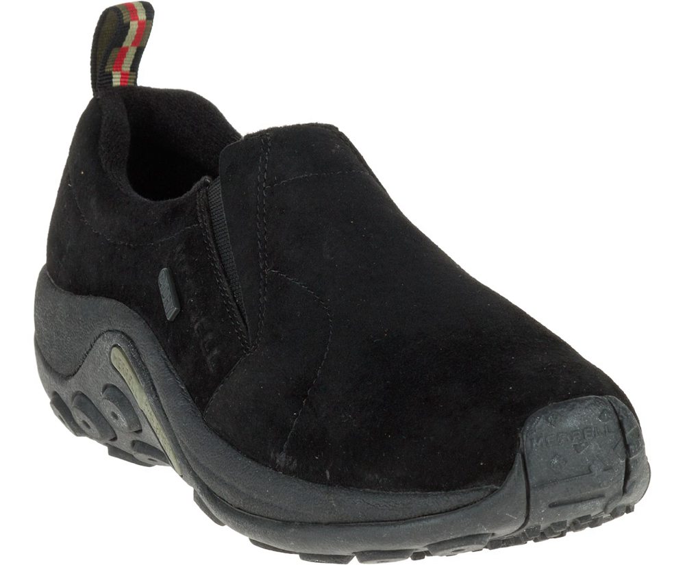 Merrell Slip Ons Męskie Czarne - Jungle Moc Waterproof - 352186-IZK